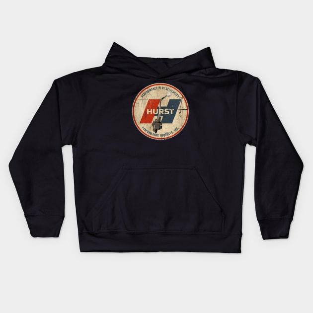 Hurst Performance Kids Hoodie by aryaquoteart88